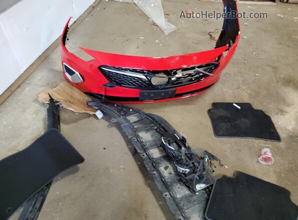 W04GS6SS5K1006491 2019 BUICK REGAL Red Widok komory silnika