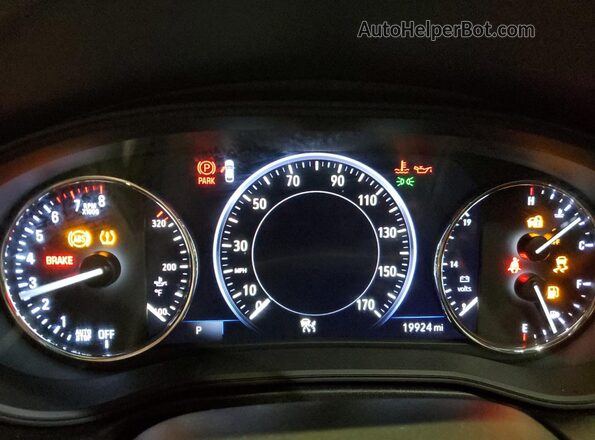 W04GS6SS5K1006491 2019 BUICK REGAL Red Widok zestawu wskaźników