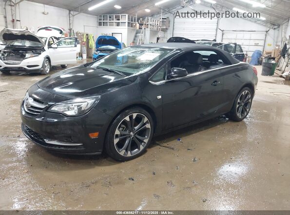 W04WH3N50HG030119 2017 BUICK CASCADA Black Vista tres cuartos delantera izquierda