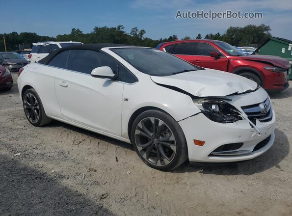 W04WH3N59HG009107 2017 BUICK CASCADA Белый Передняя правая четверть