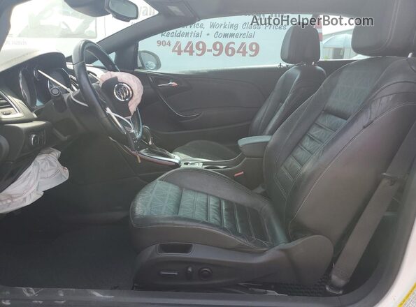 W04WH3N59HG009107 2017 BUICK CASCADA Белый Вид салона спереди