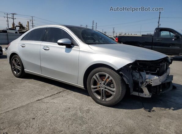 W1K3G4EB1LW047748 2020 MERCEDES-BENZ A Серебряный Передняя правая четверть