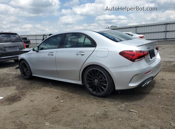 W1K3G4EB4MJ285267 2021 MERCEDES-BENZ A Gray Rear left