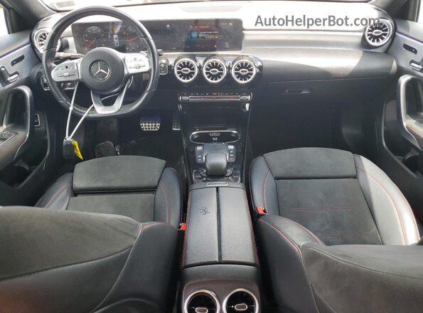 W1K3G4EB4MJ285267 2021 MERCEDES-BENZ A Gray Dashboard view
