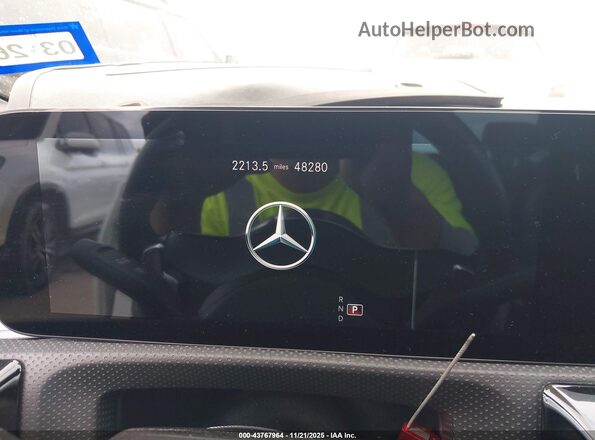 W1K3G4EB4NJ328720 2022 MERCEDES-BENZ A 220 White უკანა სავარძლების ხედი