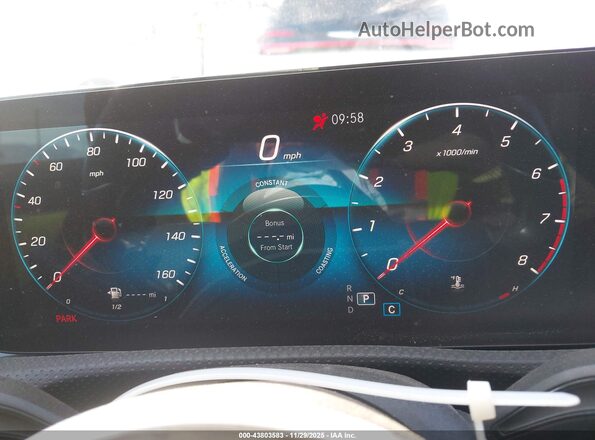 W1K3G4EB6MJ287523 2021 MERCEDES-BENZ A 220 Black უკანა სავარძლების ხედი