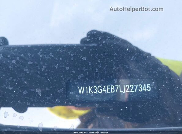 W1K3G4EB7LJ227345 2020 MERCEDES-BENZ A 220 White 