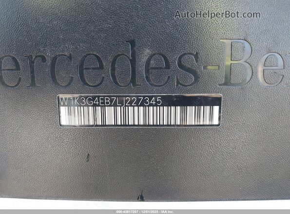 W1K3G4EB7LJ227345 2020 MERCEDES-BENZ A 220 White 