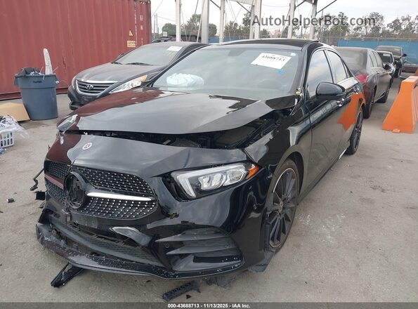 W1K3G4EB7MJ272660 2021 MERCEDES-BENZ A 220 Black Передня ліва чверть