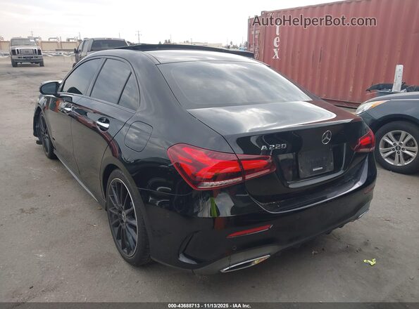 W1K3G4EB7MJ272660 2021 MERCEDES-BENZ A 220 Black Задня ліва чверть
