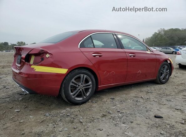 W1K3G4FB5LJ213894 2020 MERCEDES-BENZ A Red Trasero derecho