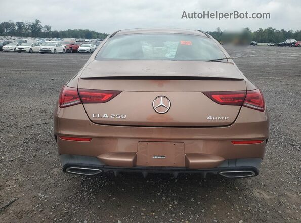 W1K5J4HB2MN233649 2021 MERCEDES-BENZ CLA-CLASS Gold უკანა ხედი