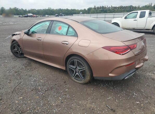 W1K5J4HB2MN233649 2021 MERCEDES-BENZ CLA-CLASS Gold უკანა მარცხენა