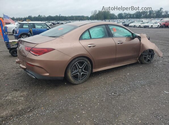 W1K5J4HB2MN233649 2021 MERCEDES-BENZ CLA-CLASS Gold უკანა მარჯვენა