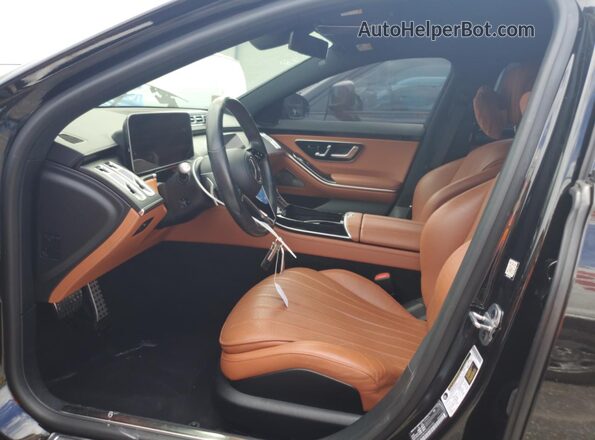 W1K6G6DB0NA098202 2022 MERCEDES-BENZ S Black Front interior view