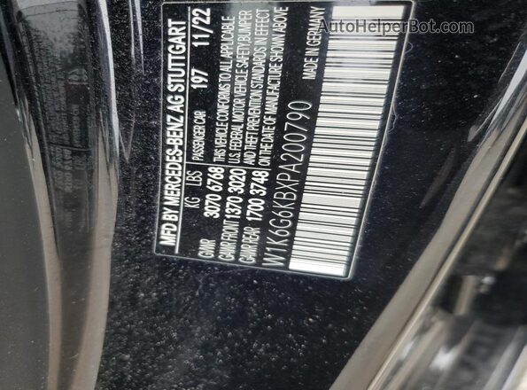 W1K6G6KBXPA200790 2023 MERCEDES-BENZ S Black Vista del compartimento del motor