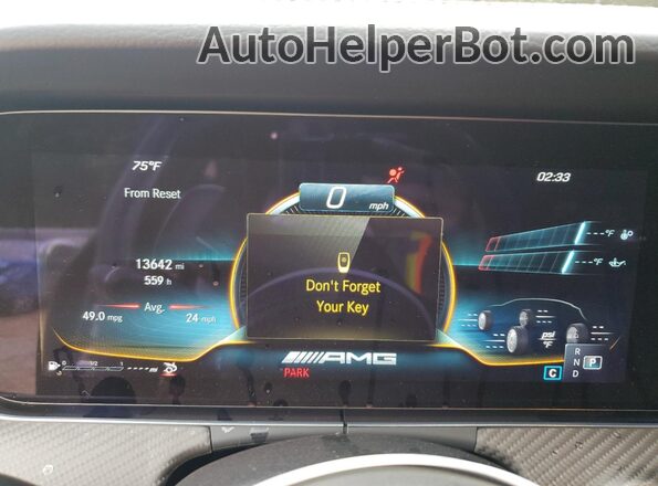 W1K7X5KB8MA041889 2021 MERCEDES-BENZ AMG Gray Instrument cluster view