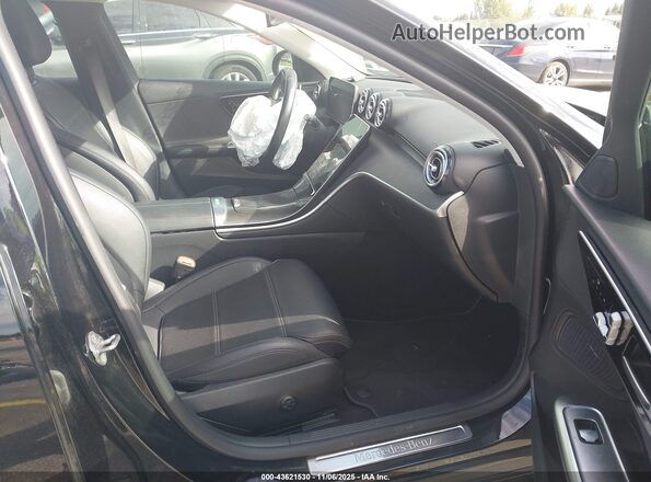 W1KAF4GB0PR070191 2023 MERCEDES-BENZ C-CLASS Black Widok wnętrza z przodu