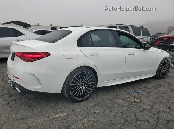 W1KAF4GB4PR110014 2023 MERCEDES-BENZ C White Հետևի աջ
