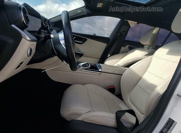 W1KAF4GB5PR071210 2023 MERCEDES-BENZ C White Front interior view