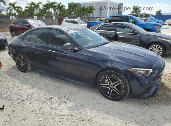 W1KAF4GB5PR104609 2023 MERCEDES-BENZ C Синий Передняя правая четверть