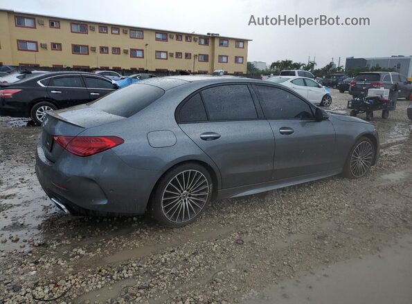 W1KAF4GB5RR223375 2024 MERCEDES-BENZ C Gray უკანა მარჯვენა