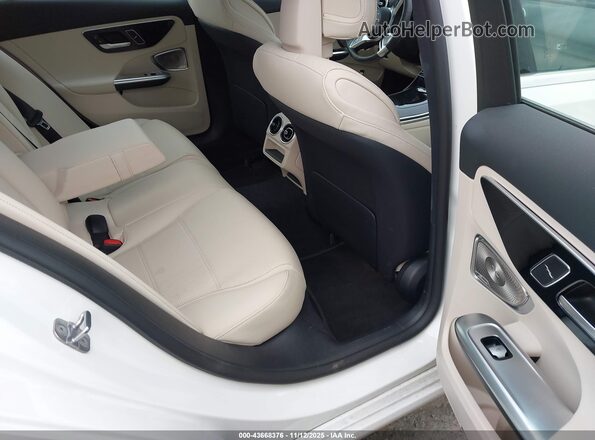 W1KAF4HB0PR134650 2023 MERCEDES-BENZ C-CLASS White Vista de la etiqueta del VIN