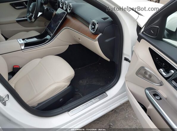 W1KAF4HB0PR134650 2023 MERCEDES-BENZ C-CLASS White Vista interior delantera