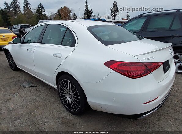 W1KAF4HB0PR134650 2023 MERCEDES-BENZ C-CLASS White Trasero izquierdo