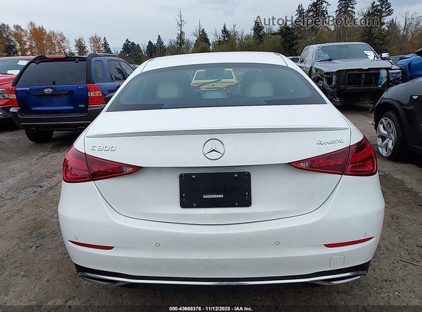 W1KAF4HB0PR134650 2023 MERCEDES-BENZ C-CLASS White 