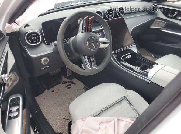 W1KAF4HB0RR235397 2024 MERCEDES-BENZ C White Առջևի վահանակի տեսք