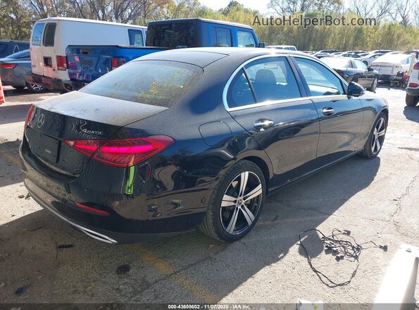 W1KAF4HB1SR247791 2025 MERCEDES-BENZ C-CLASS Black Tył prawy