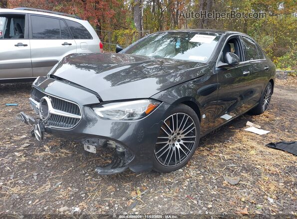 W1KAF4HB3NR044079 2022 MERCEDES-BENZ C-CLASS Black Առջևի ձախ երեք քառորդ տեսարան