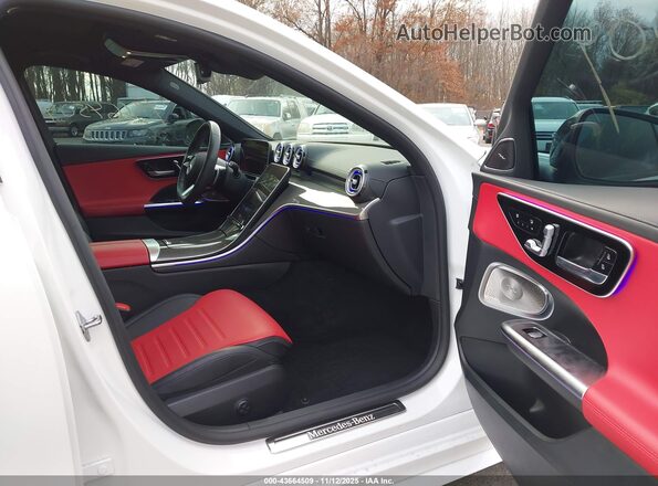 W1KAF4HB3PR142449 2023 MERCEDES-BENZ C-CLASS White წინა სალონის ხედი