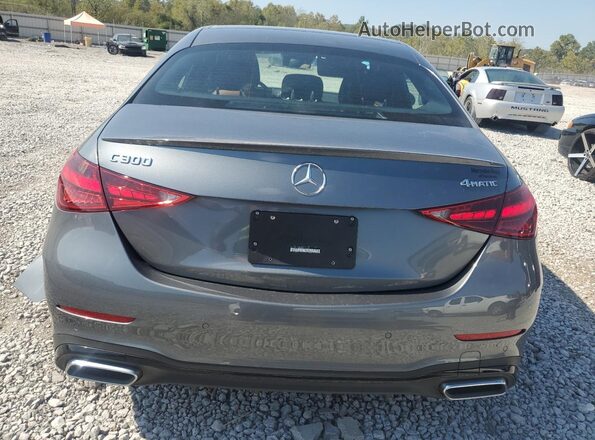 W1KAF4HB4RR214181 2024 MERCEDES-BENZ C Gray Rear view