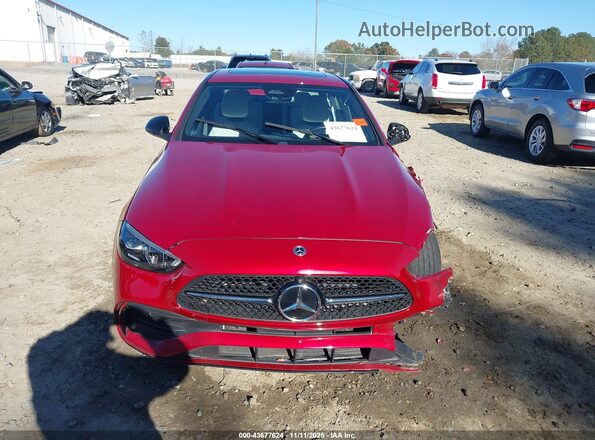 W1KAF4HB5PR107458 2023 MERCEDES-BENZ C-CLASS Красный Вид панели приборов