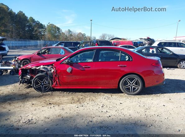 W1KAF4HB5PR107458 2023 MERCEDES-BENZ C-CLASS Красный Вид задней части салона