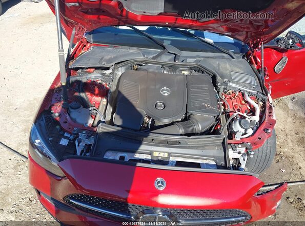 W1KAF4HB5PR107458 2023 MERCEDES-BENZ C-CLASS Красный Вид сзади