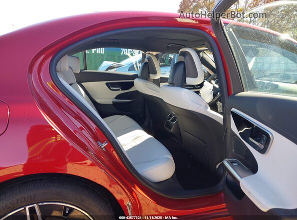 W1KAF4HB5PR107458 2023 MERCEDES-BENZ C-CLASS Красный Вид наклейки с VIN-кодом