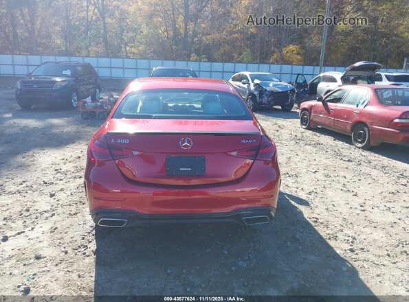 W1KAF4HB5PR107458 2023 MERCEDES-BENZ C-CLASS Красный 
