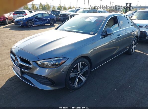 W1KAF4HB6PR144664 2023 MERCEDES-BENZ C-CLASS Gray Vista tres cuartos delantera izquierda