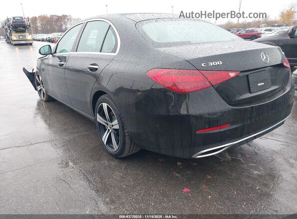 W1KAF4HB7PR141949 2023 MERCEDES-BENZ C-CLASS Черный Задняя левая четверть