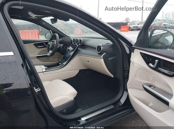 W1KAF4HB7PR141949 2023 MERCEDES-BENZ C-CLASS Черный Вид салона спереди