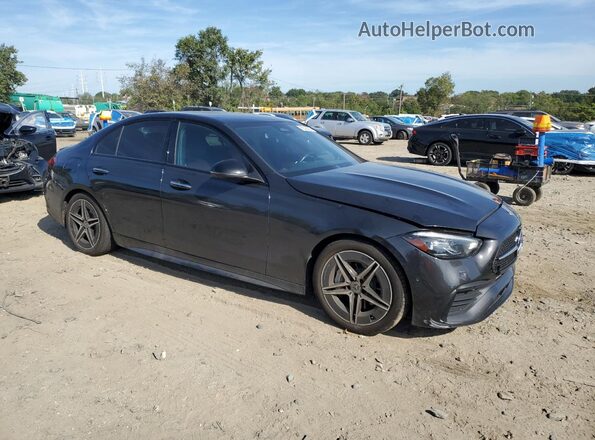 W1KAF4HB8PR102576 2023 MERCEDES-BENZ C Серый Передняя правая четверть