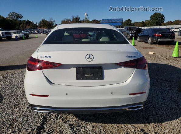W1KAF4HB8PR133665 2023 MERCEDES-BENZ C White Rear view