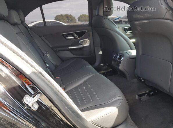 W1KAF4HBXRR213200 2024 MERCEDES-BENZ C Black Vista de los asientos traseros