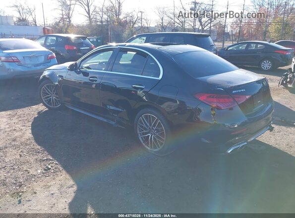 W1KAF8AB1RR219209 2024 MERCEDES-BENZ AMG C 63 Черный Задняя левая четверть