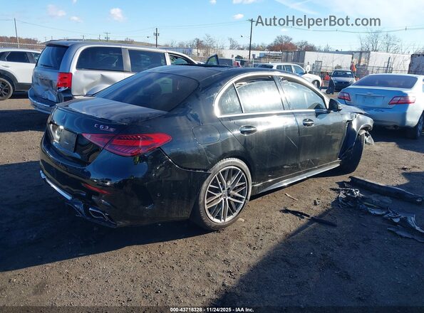 W1KAF8AB1RR219209 2024 MERCEDES-BENZ AMG C 63 Черный Задняя правая четверть