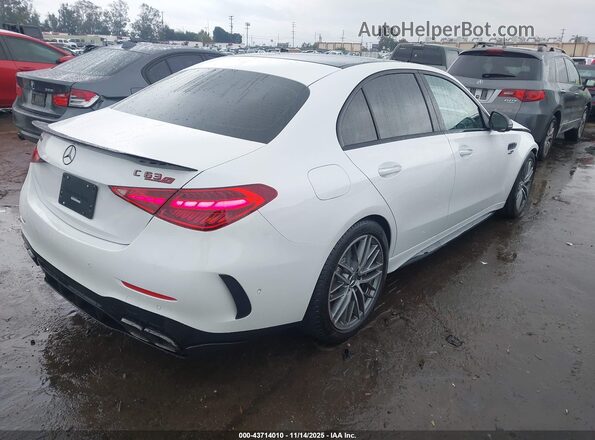 W1KAF8ABXRR199994 2024 MERCEDES-BENZ AMG C 63 Black Tył prawy