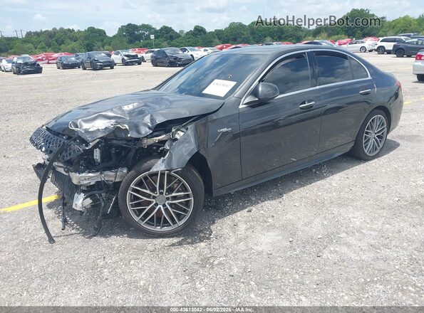 W1KAF8HB5PR112019 2023 MERCEDES-BENZ AMG C 43 Gray Przód lewy